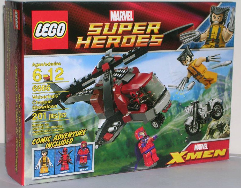 Marvel Super Heroes: Wolverine’s Chopper Showdown (#6866) by Lego